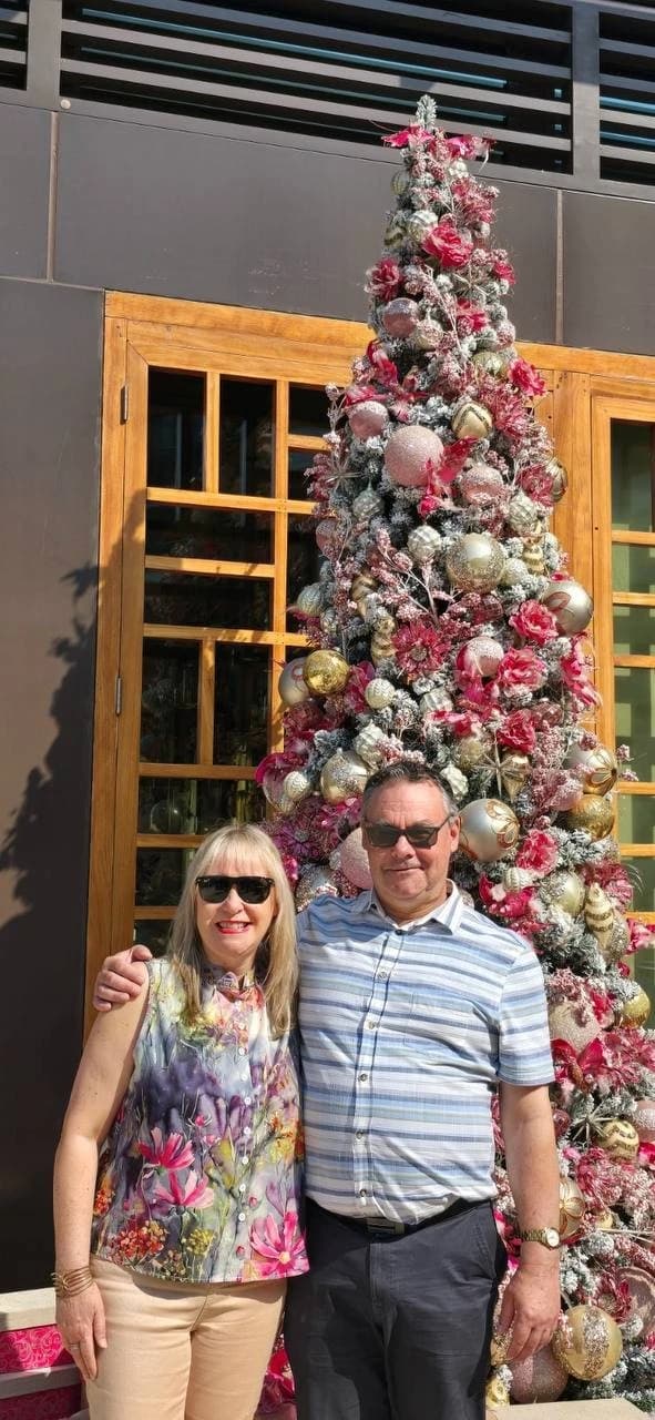 Barry Williams during his December trip to Dubai with Excelsior Escapes and Events